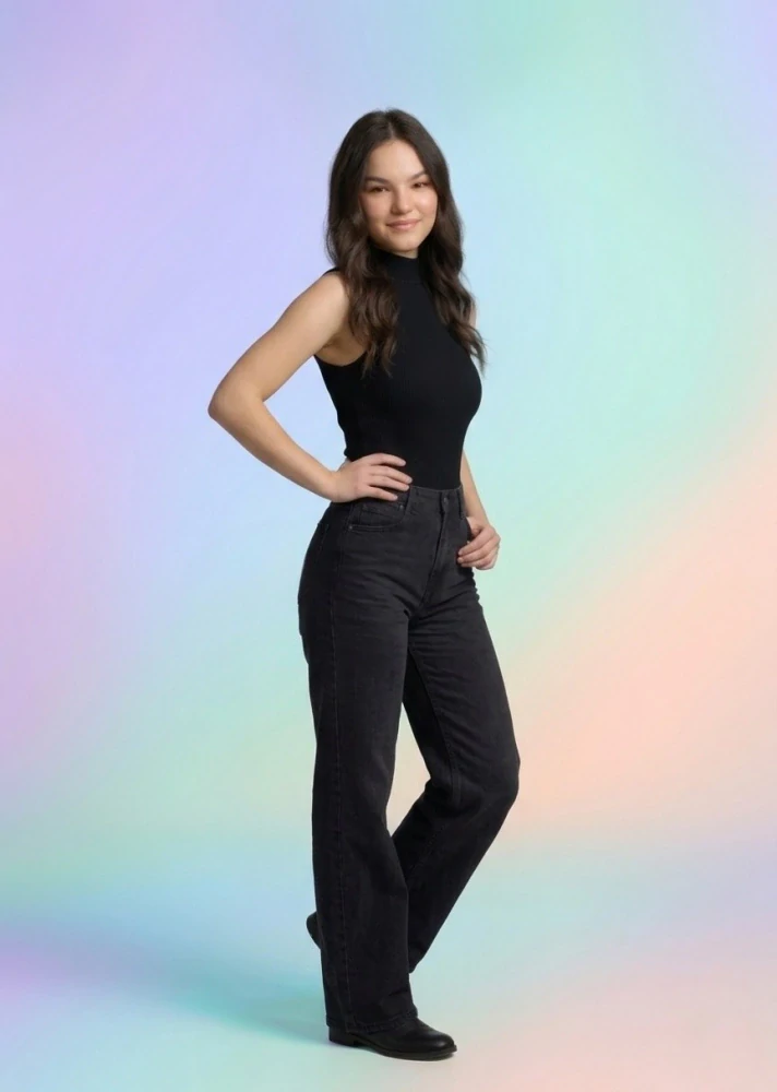 Top so stojáčikom ABBY black
