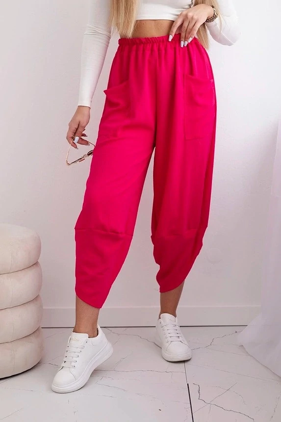 Dámske trendy nohavice DARIA fuchsiové