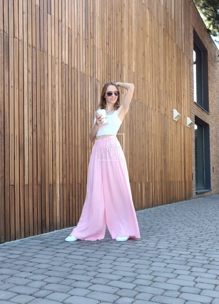 Letné viskózové nohavice TINA candy