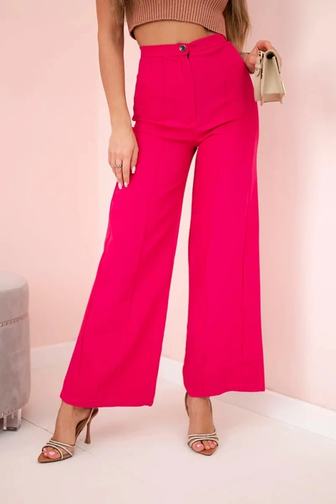 Dámske elegantné nohavice JOLA fuchsia I veľ. S
