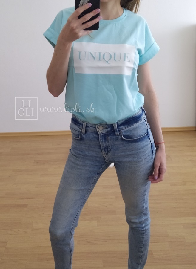 Dámske tričko UNIQUE mint