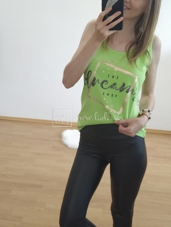 Dámske zelené tielko Dreams