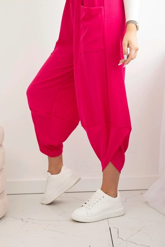 Dámske trendy nohavice DARIA fuchsiové