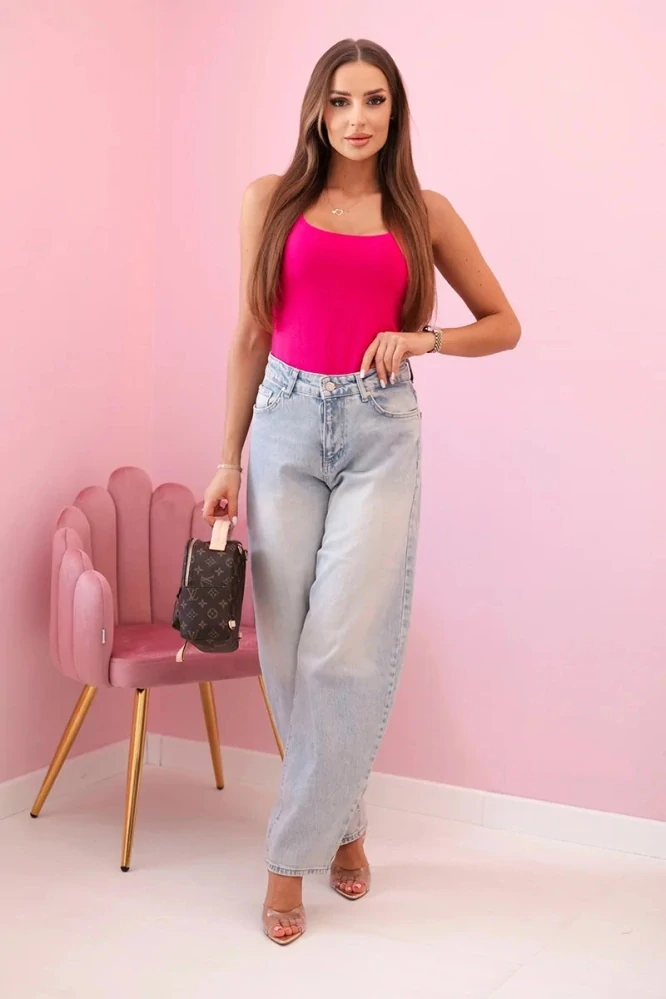 Basic viskózový top ZORA fuchsia