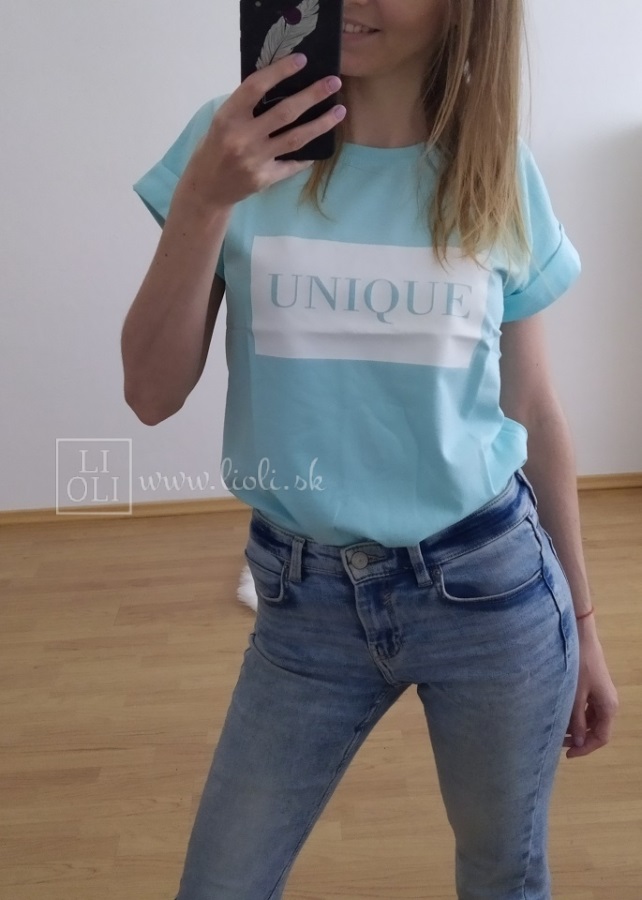 Dámske tričko UNIQUE mint