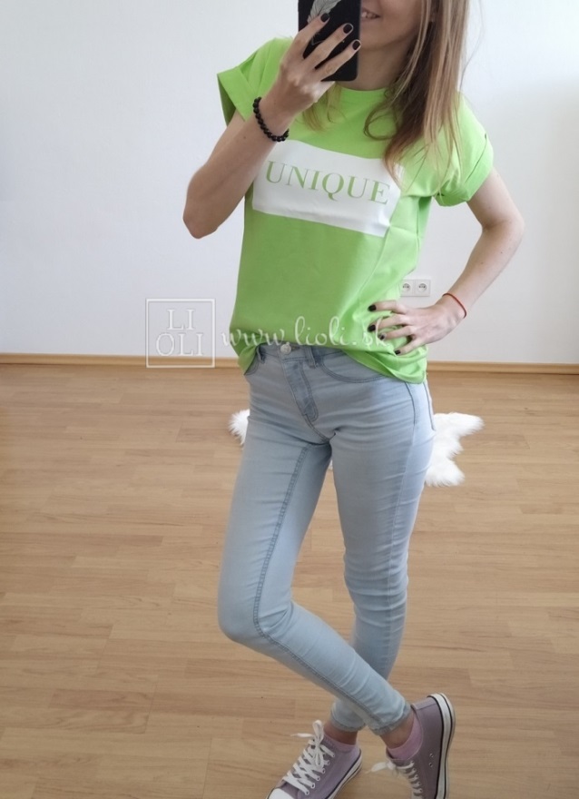 Dámske tričko UNIQUE green