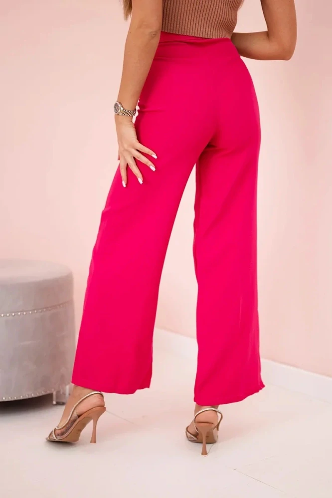 Dámske elegantné nohavice JOLA fuchsia I veľ. S