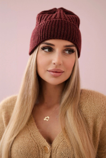 Dámska basic čiapka Grace bordová