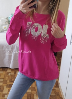 Dámska fuchsiová mikina LOL