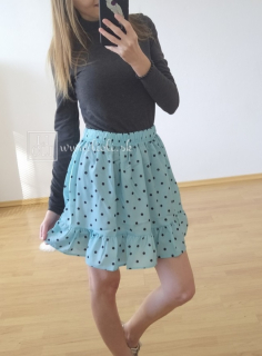 Letná sukňa DOTS mint