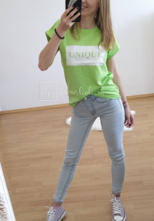 Dámske tričko UNIQUE green